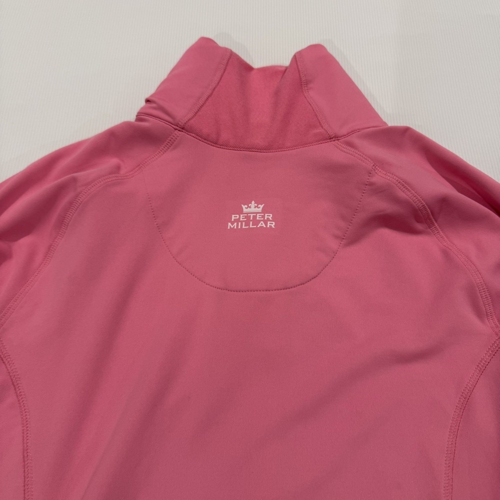 Peter Millar Shirt Womens Element Purple Quarter Zip Pullover Sz M - Picture 2 of 7